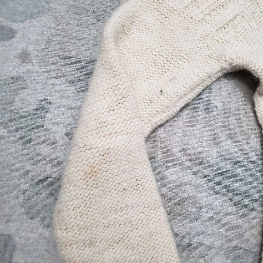 Prana Sweater Womens Small Beige Pullover Cable Knit‎
